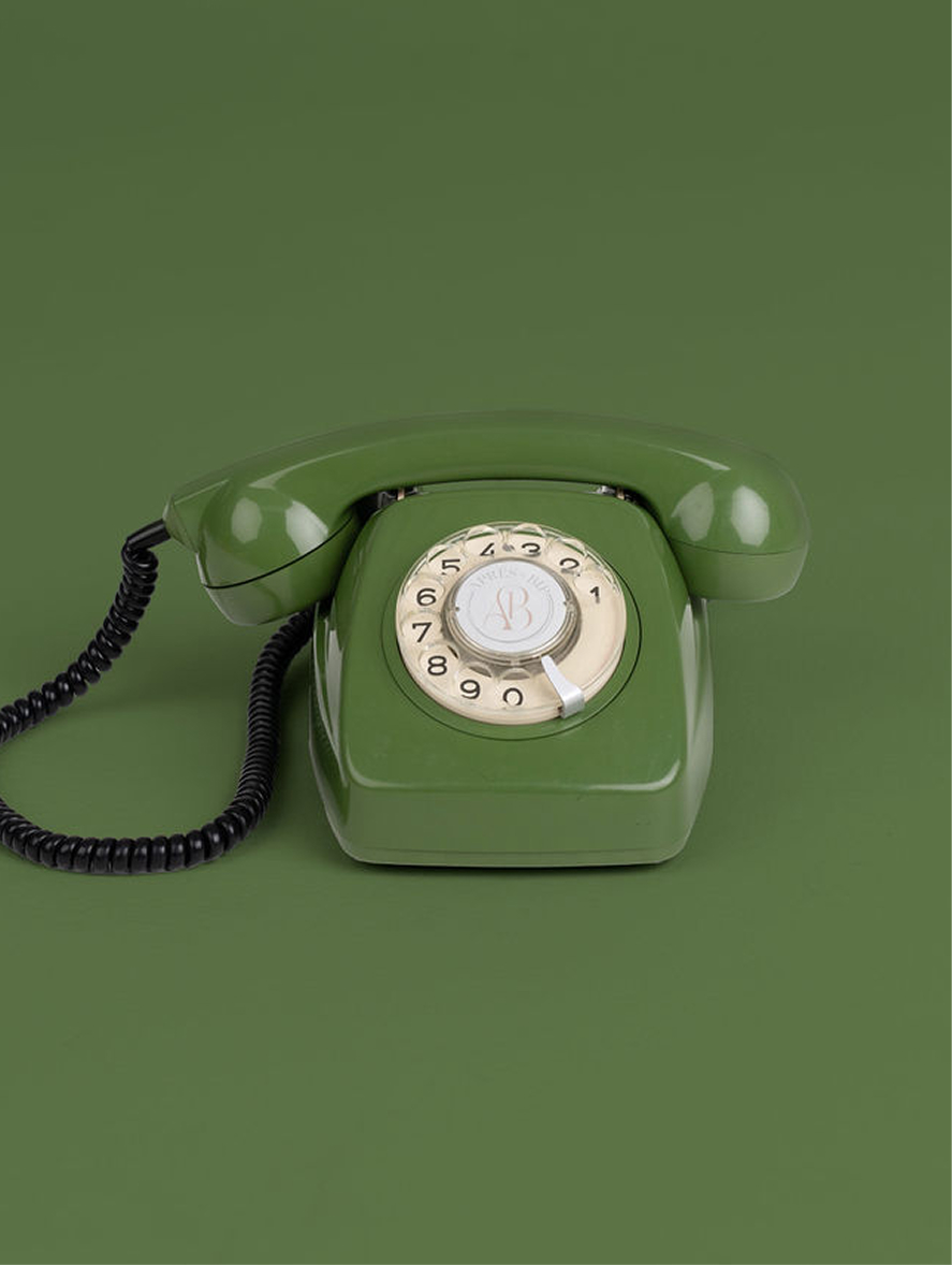 Green telephone